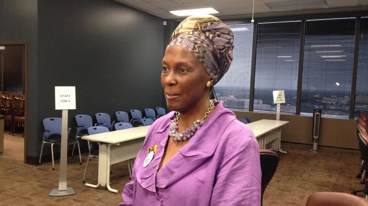 “Right now, all I’m thinking about are our families at Macon Charter and getting with them and providing them with the responses and information that I know they’ll be seeking,” said Macon Charter Academy co-founder and governing board leader Monya Rutland, speaking at state Department of Education headquarters in Atlanta just after the Georgia Board of Education voted to revoke her school’s charter.
