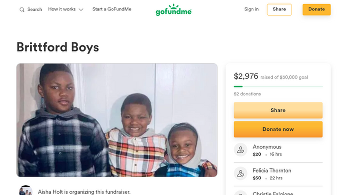 Money is being raised to help the parents of the three Columbus brothers who were killed in a car accident last week.