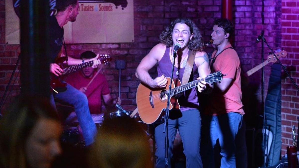 Wesley Cook performs in 2014 their Bragg Jam gig at Twang Southern Tastes and Sounds.
