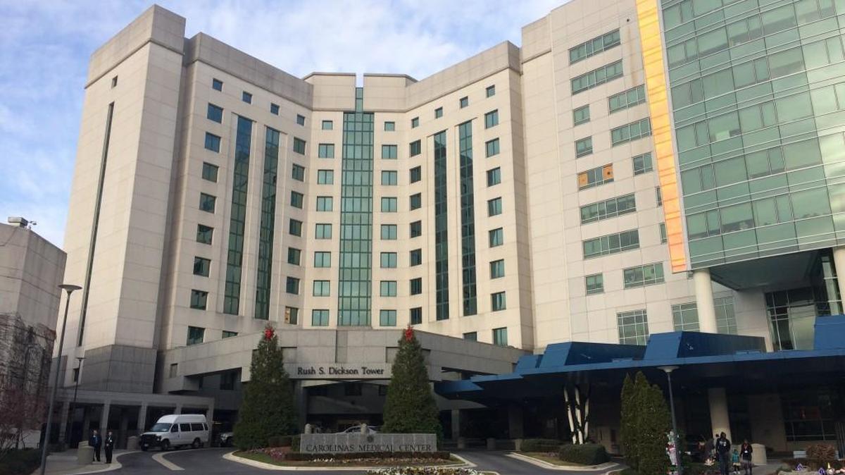 Carolinas HealthCare System’s Carolinas Medical Center in Dilworth is shown here on Dec. 12, 2017.