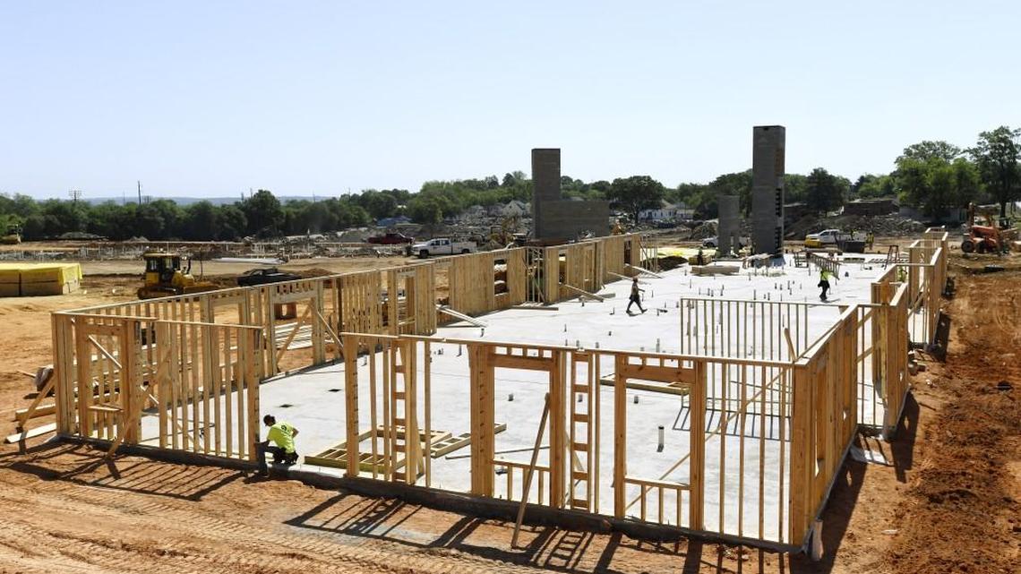 Construction has started on the first phase of what will be Tindall Senior Towers.