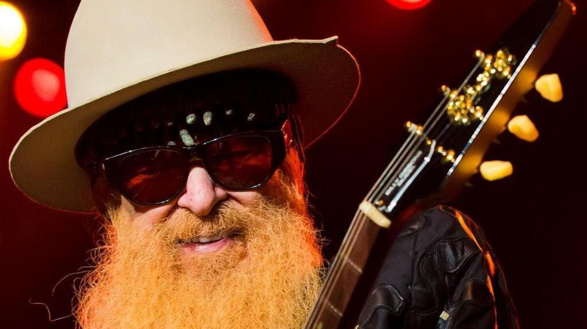 ZZ Top guitarist Billy Gibbons performs at Blue Hills Bank Pavilion on Sunday, August 28, 2016 in Boston.