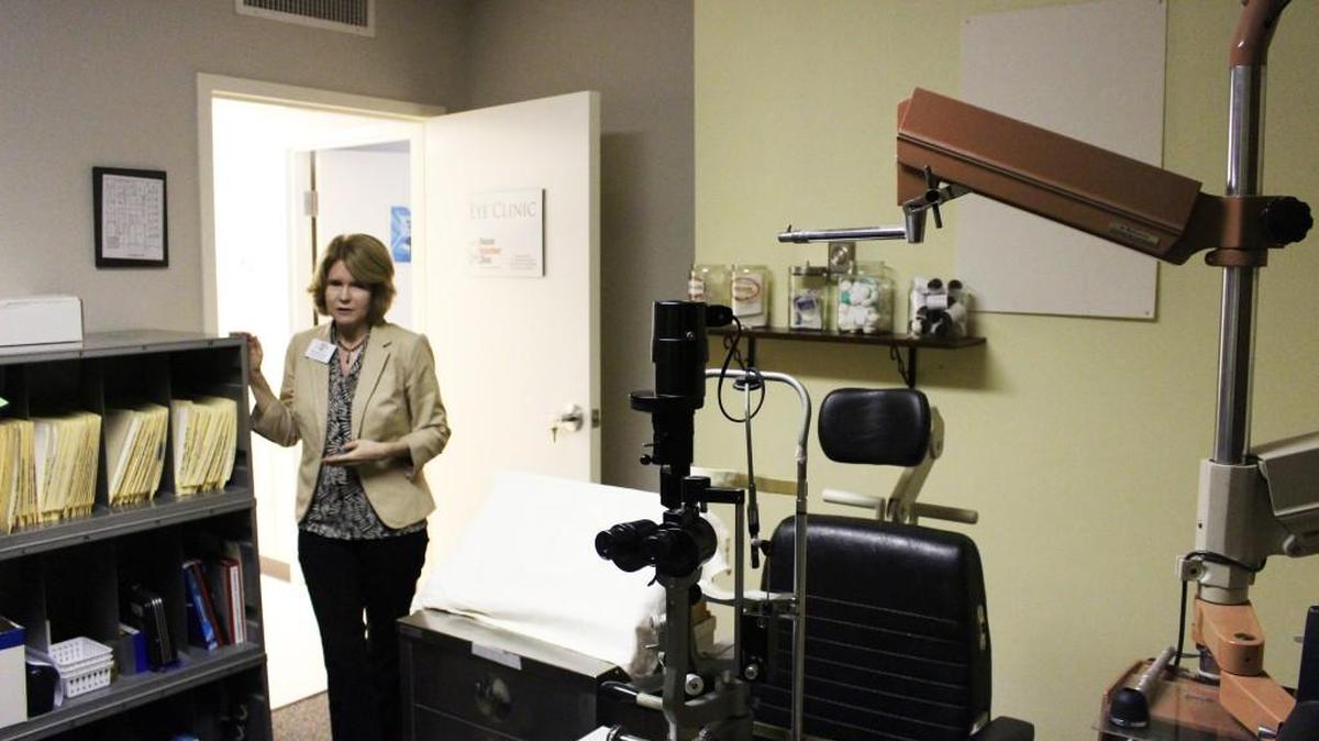 Rita McCurdy, executive director of the Macon Volunteer Clinic. 