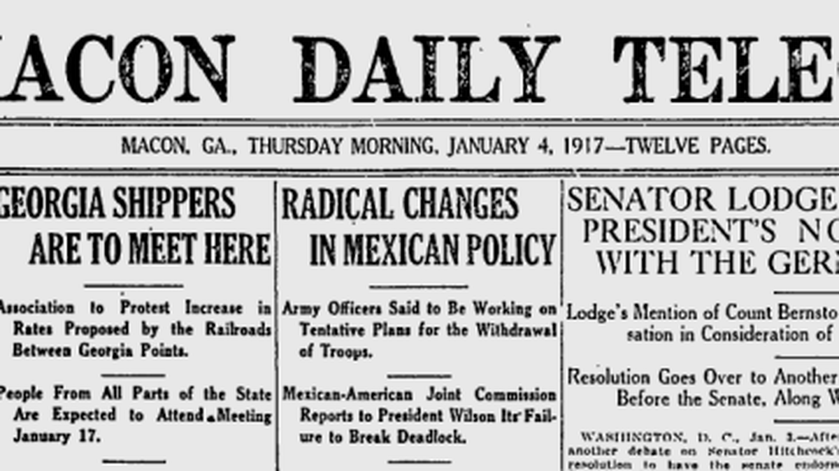 Clipping from The Telegraph, Jan. 4, 1917.