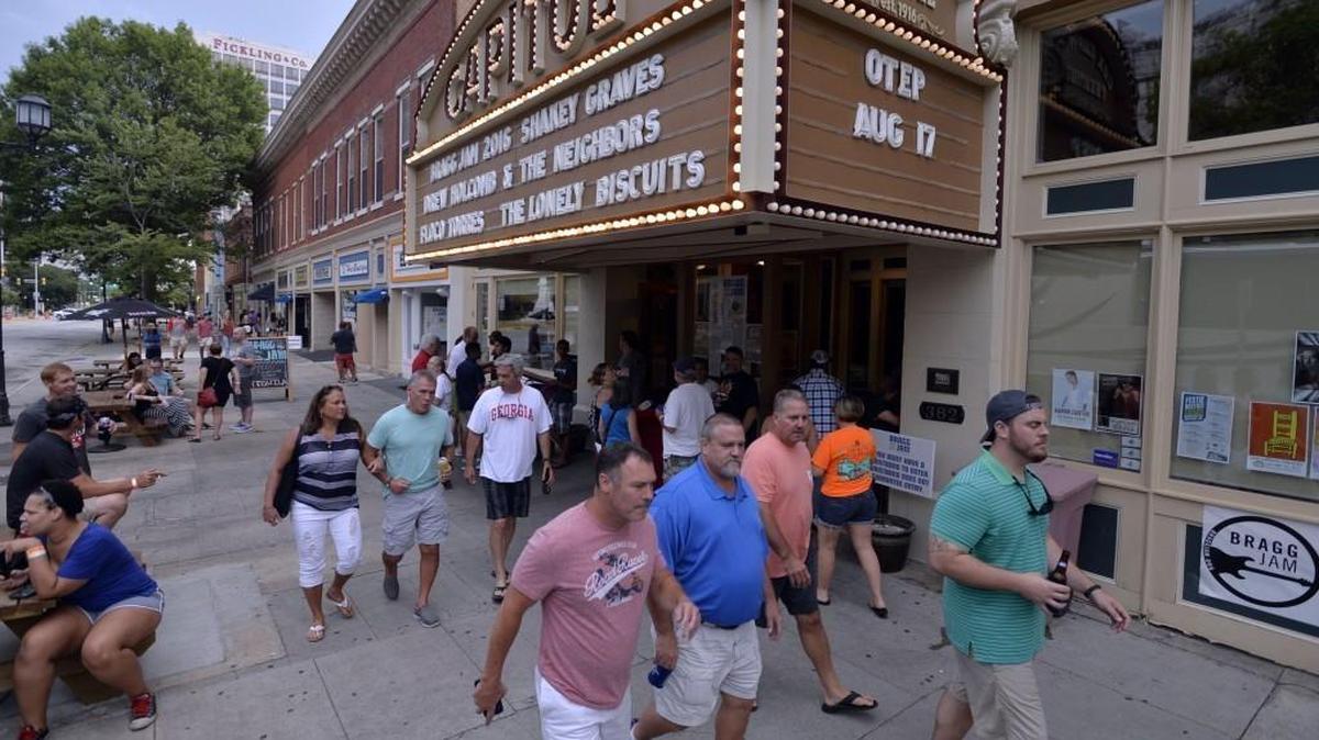 Bragg Jam's 80-plus acts filled venues downtown and nearby in July 2016.