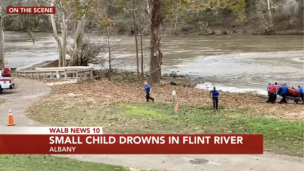 A 4-year-old boy drowned when he fell into a Georgia river while fishing with his family, cops said.