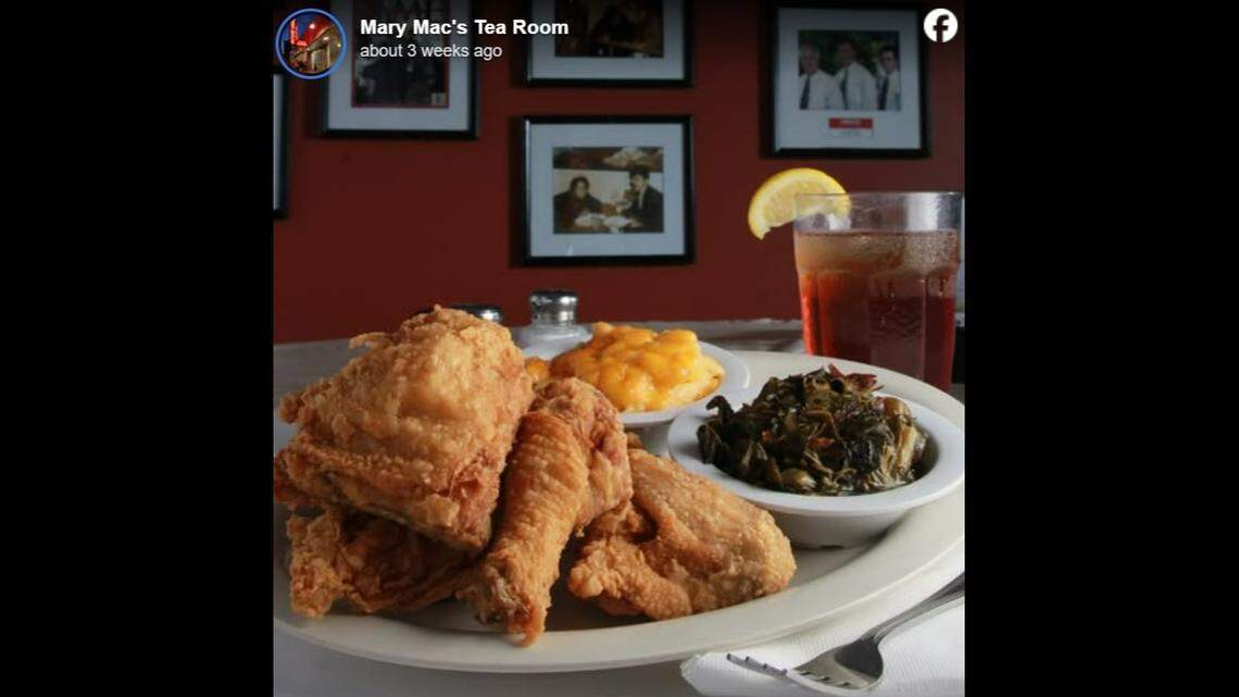 Mary Mac’s Tea Room is one of three Georgia eateries named on Southern Living’s list of bucket list restaurants.