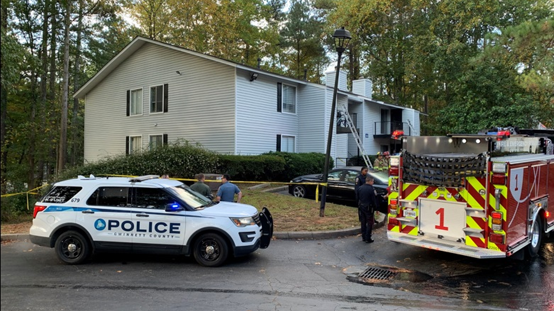 Gwinnett County, Georgia police are investigating the death of a 6-year-old found stabbed as crews responded to an apartment fire in Peachtree Corners.