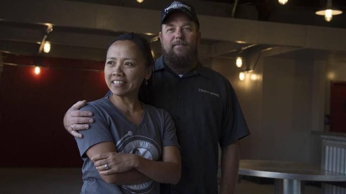 Daniel Murphy and his wife Elle Murphy, owners of Twelve Rounds Brewing Co. in East Sacramento, are leaving the businesses. Daniel Murphy faced a firestorm of online dissent when he posted some strong views about women, Barack Obama and Muslims.
