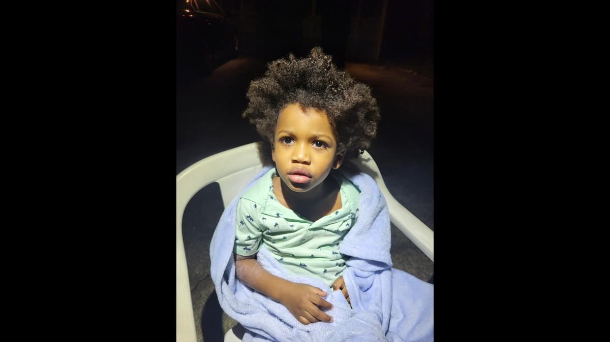A couple spotted a young boy wandering in the middle of the street on Halloween, Georgia police said.