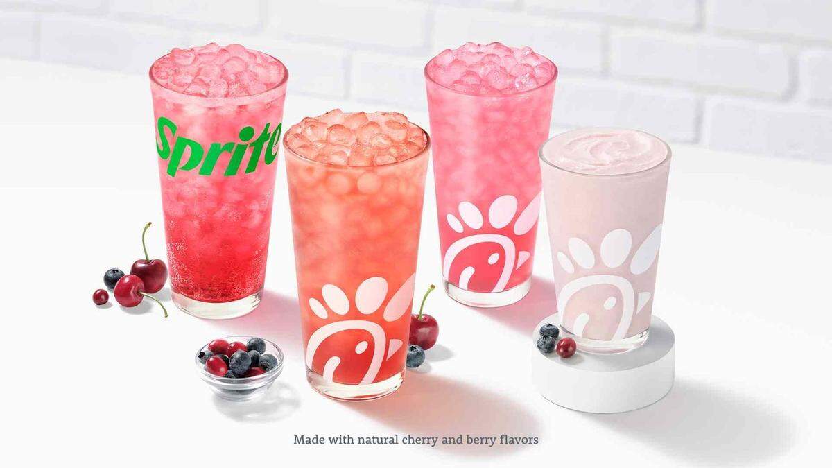 Chick-fil-A’s Cherry Berry beverage lineup is back and features a new Cherry Berry & Sprite drink, available for a limited time.