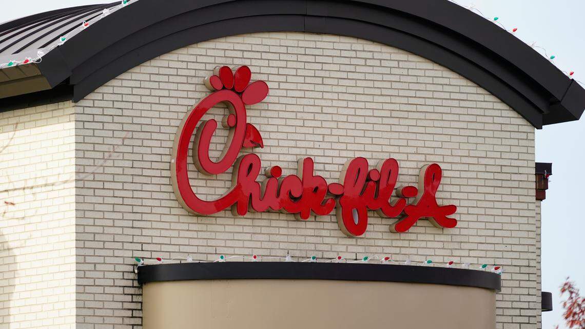 Chick-fil-A’s “Extra Helpings” cookbook features recipes for retired menu favorites and brings awareness to food insecurity. (AP Photo/Matt Rourke)