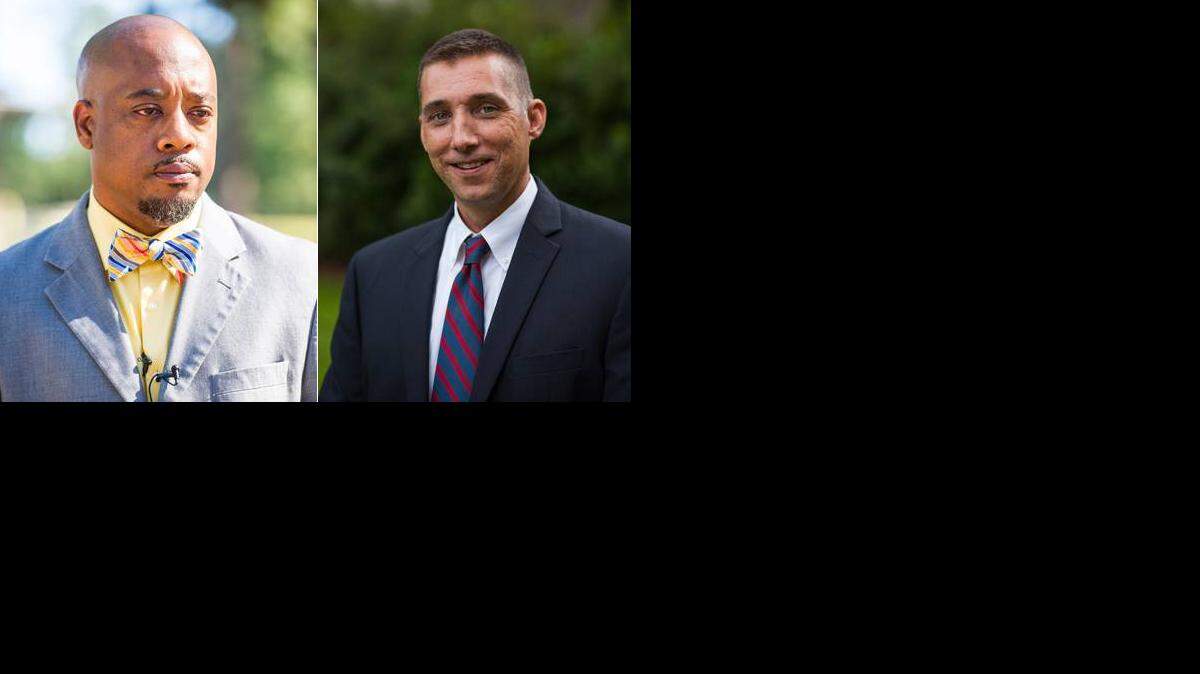 From left, John T. Howard II and Eric Wilson