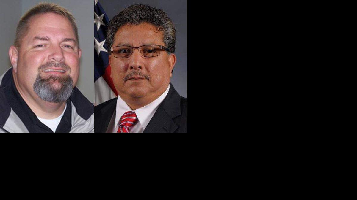 From left, Jon Nichols and Edward Armijo
