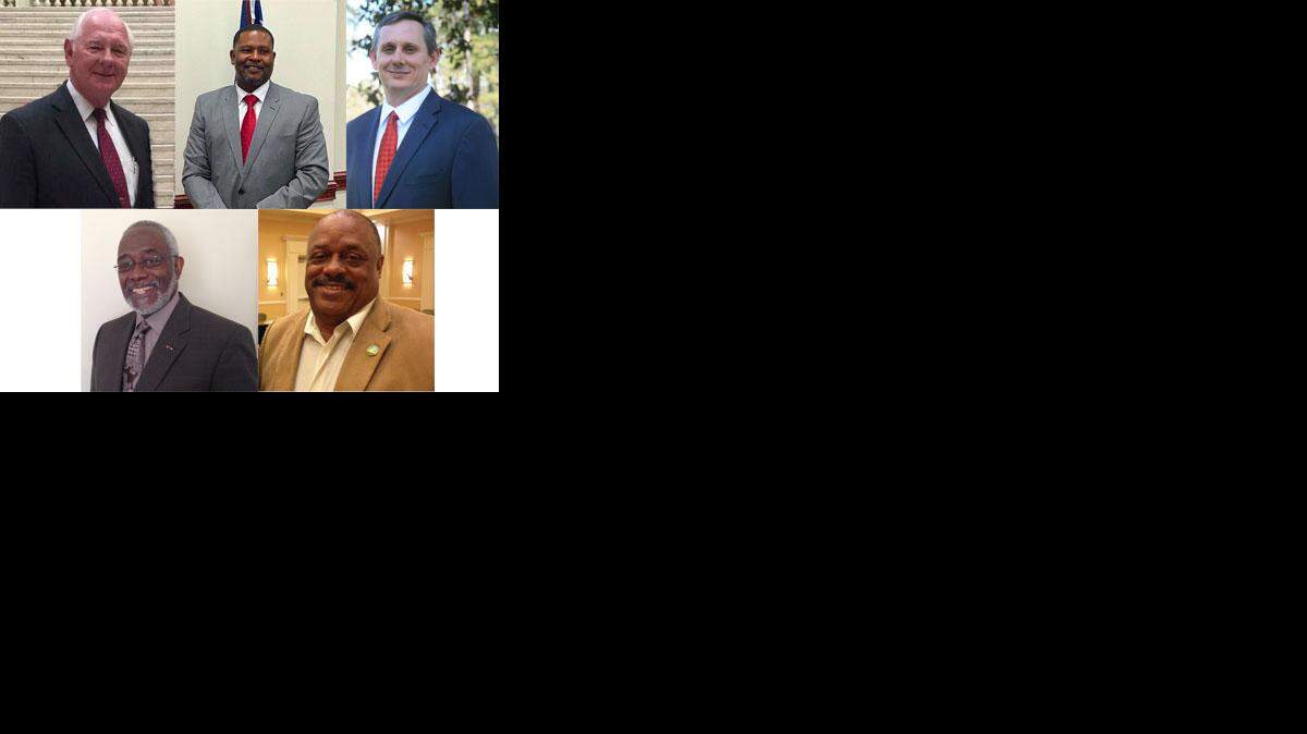 Top: Rick Williams, left, Harold Simmons, center, Tom Glover, right.
Bottom: Floyd Griffin, left, John Reid, right