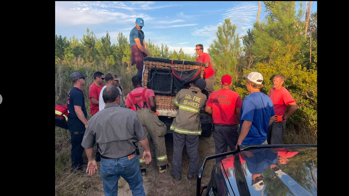 The gas-powered balloon had traveled about 1,500 miles from New Mexico, officials said.