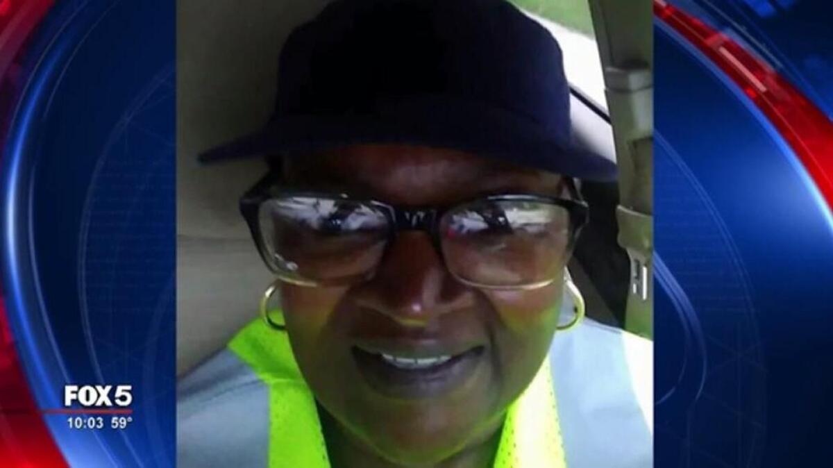 This screen grab shows a picture of Edna Umeh, 63, of Austell, who was killed Thursday, Nov. 30, 2017, while directing traffic outside of a Cobb County school.