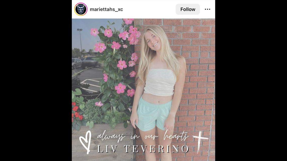 A Georgia community is mourning the loss of 16-year-old Liv Teverino, who died in a car crash Sept. 18, police say. She was a cross country runner and an International Baccalaureate student.