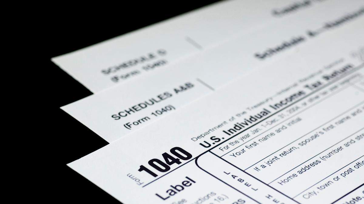 File image of tax forms
