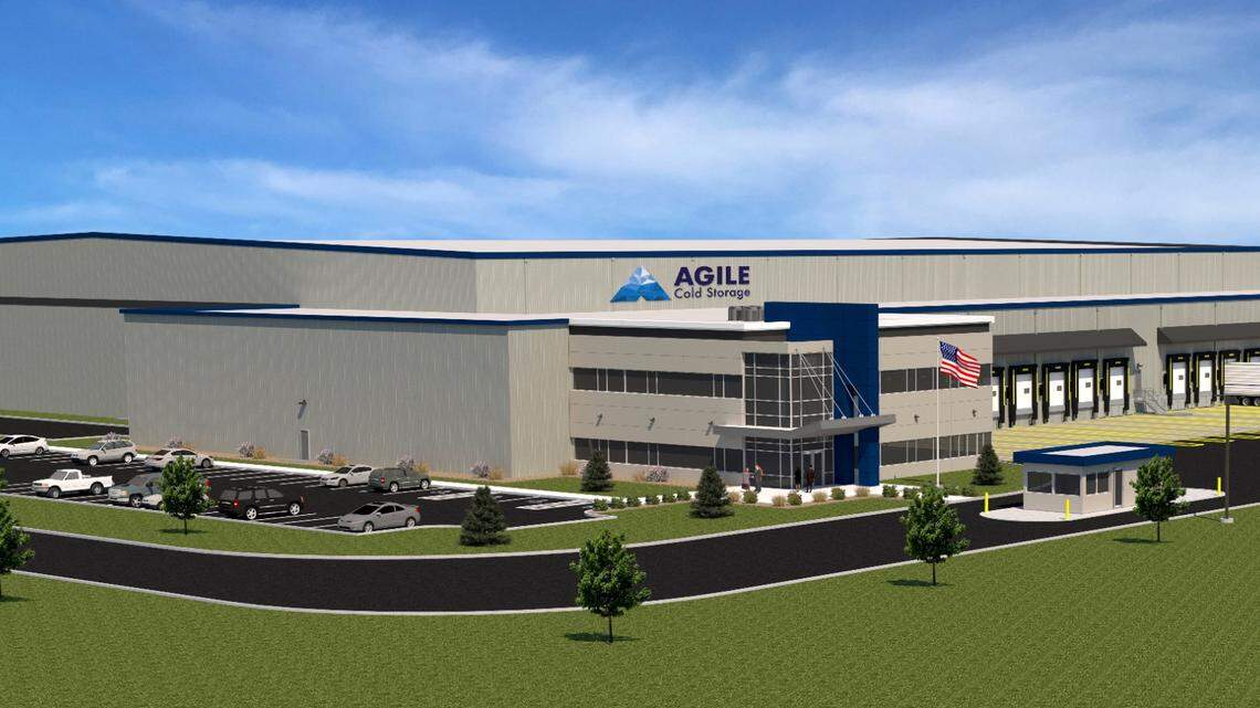 Agile Cold Storage hopes to open Phase 1 of its construction later this year off Joe Tamplin Boulevard.