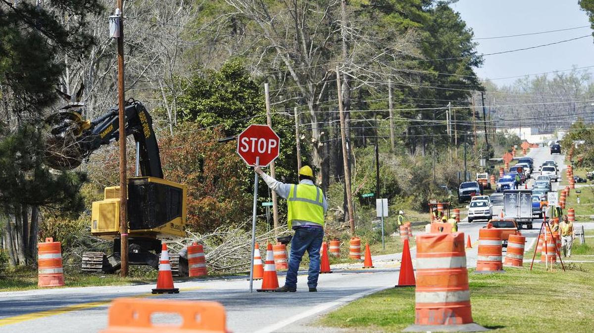 Workmen started construction on the long-awaited and highly controversial stretch of road widening of Forest Hill Drive in 2014.