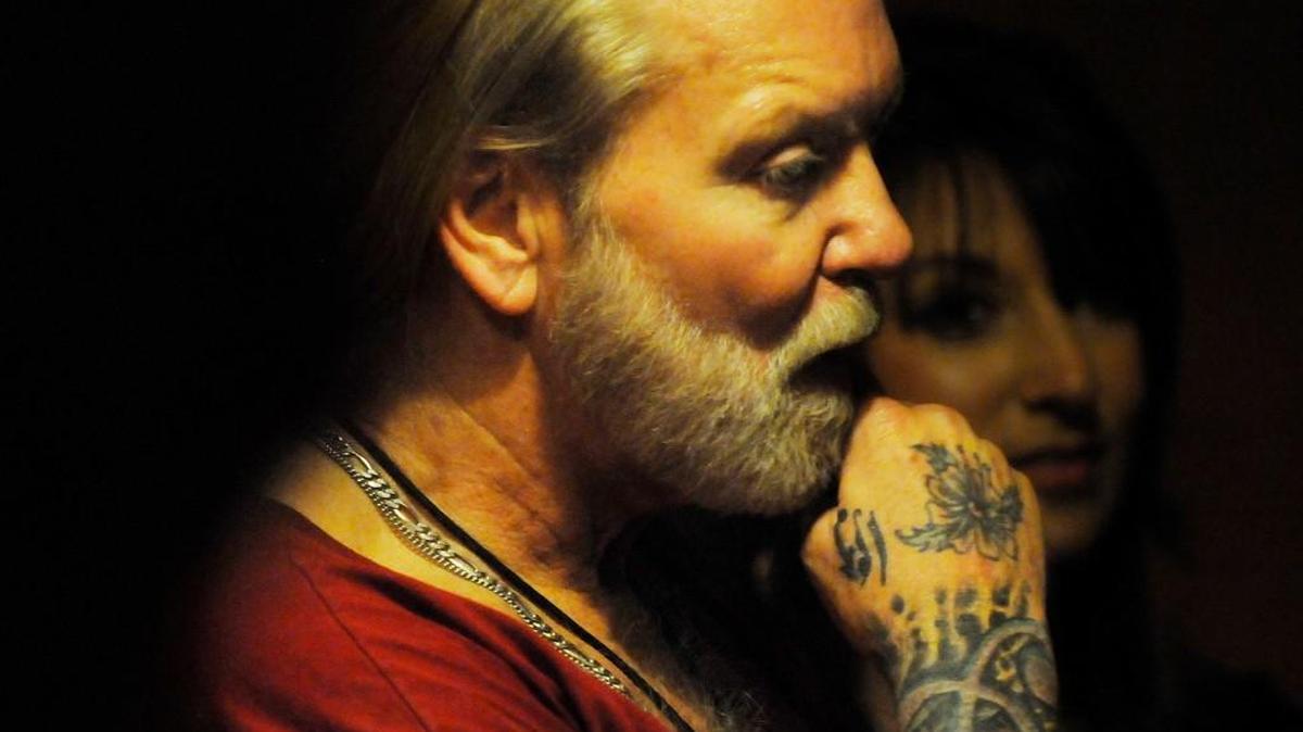Allman Brothers Band singer and organist Gregg Allman.