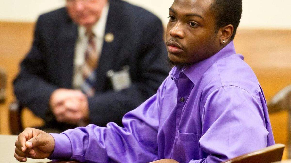 Jedarrius Meadows at a bond hearing in 2016.