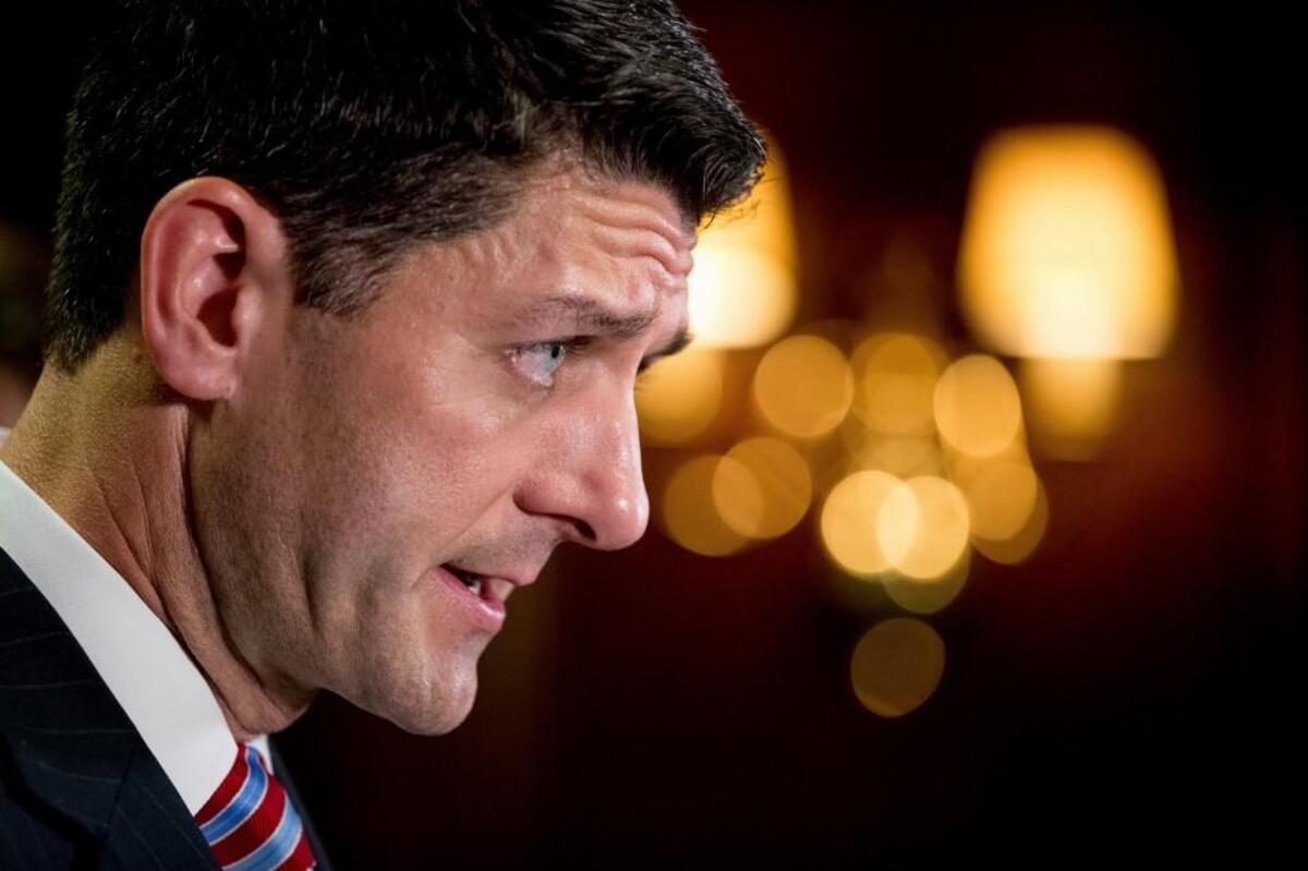 House Speaker Paul Ryan of Wis. speaks at a news conference at the Republican National Committee Headquarters on Capitol Hill in Washington, Tuesday, July 18, 2017. Ryan said he would like to see the Senate "move on something" after the collapse of GOP plan to repeal and replace the health care law.