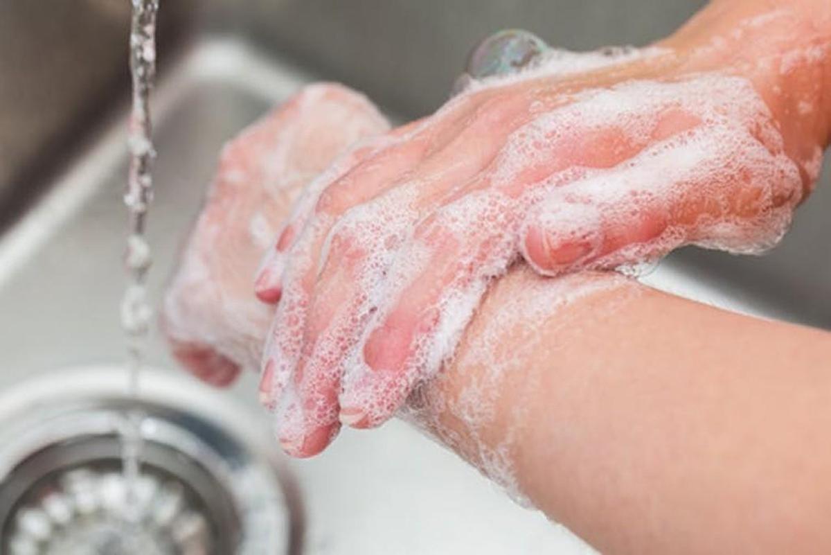 Washing hands with warm soap and water is the best way to keep your hands clean.