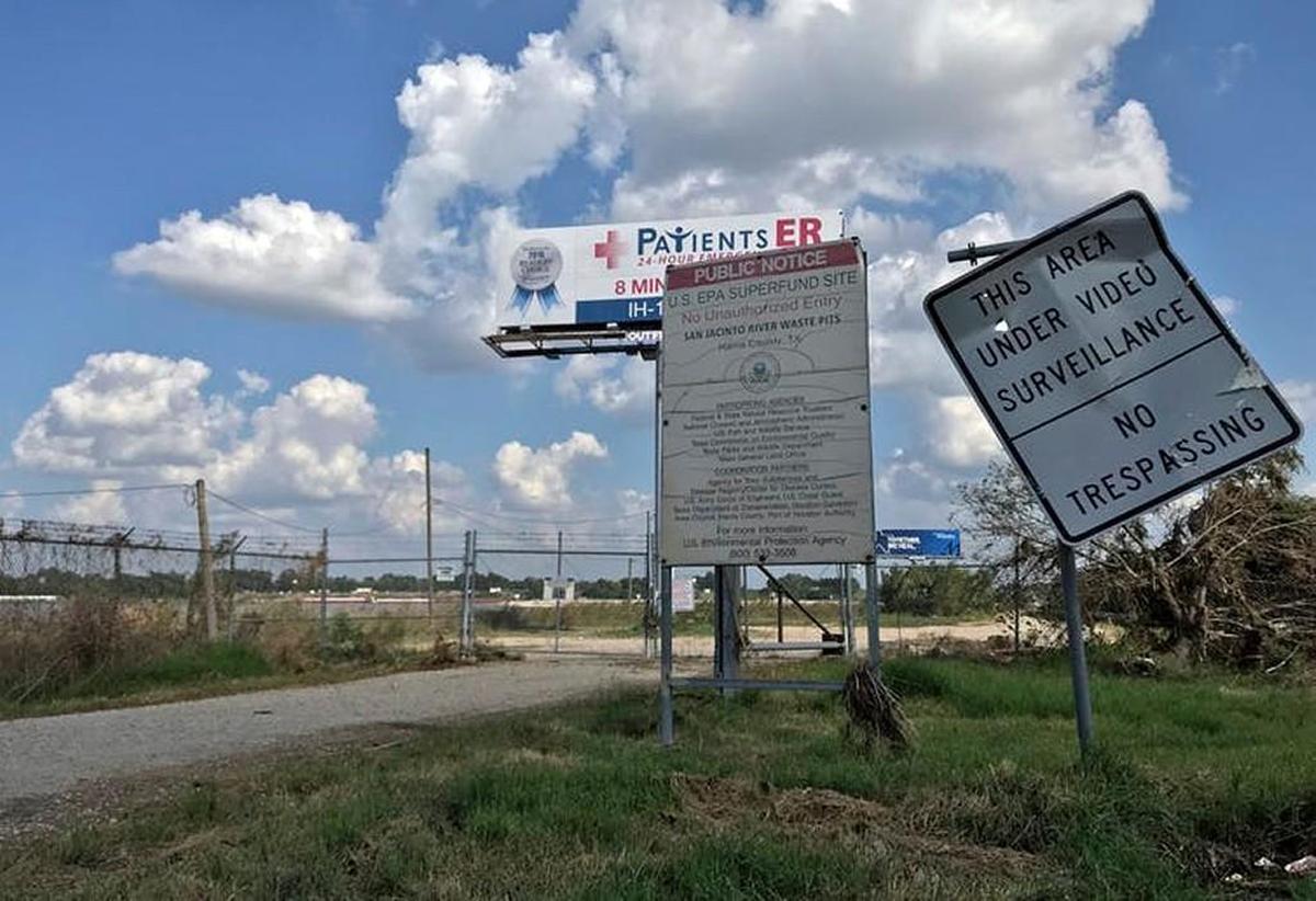 According to the Environmental Protection Agency, an unknown amount of a dangerous chemical linked to birth defects and cancer may have washed downstream from the San Jacinto River Waste Pits site in Channelview, Texas during flooding from Hurricane Harvey.