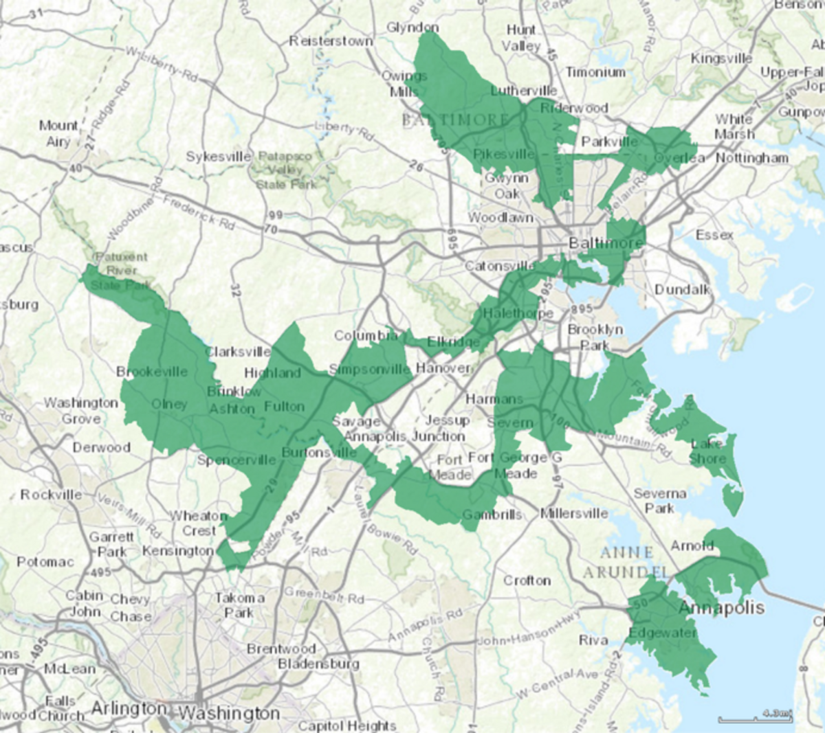 Maryland’s 3rd Congressional District is often cited as an example of gerrymandering.