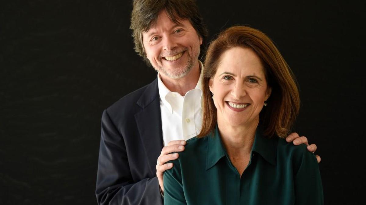 Ken Burns, left, and Lynn Novick, co-directors of the upcoming PBS documentary series "The Vietnam War," pose for a portrait during the 2017 Television Critics Association Summer Press Tour at the Beverly Hilton on Friday, July 28, 2017, in Beverly Hills, Calif.