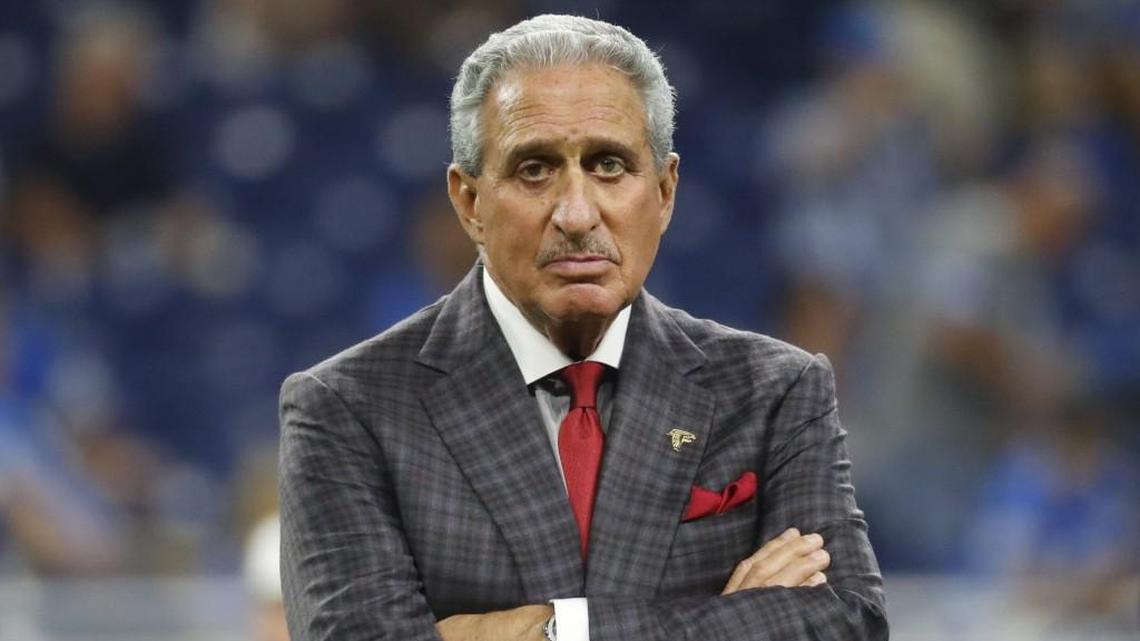 Atlanta Falcons owner Arthur Blank brought home this award Wednesday