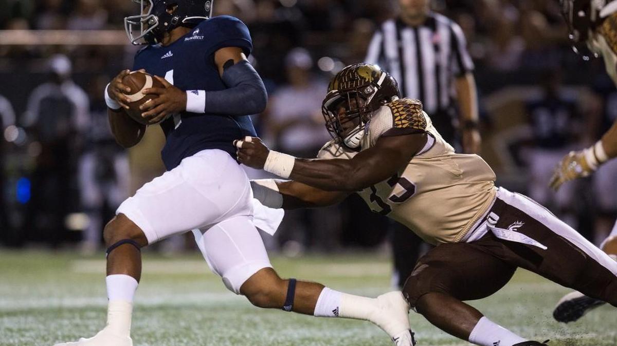 Georgia Southern quarterback Kevin Ellison (4) and the Eagles travel to Georgia Tech on Saturday.