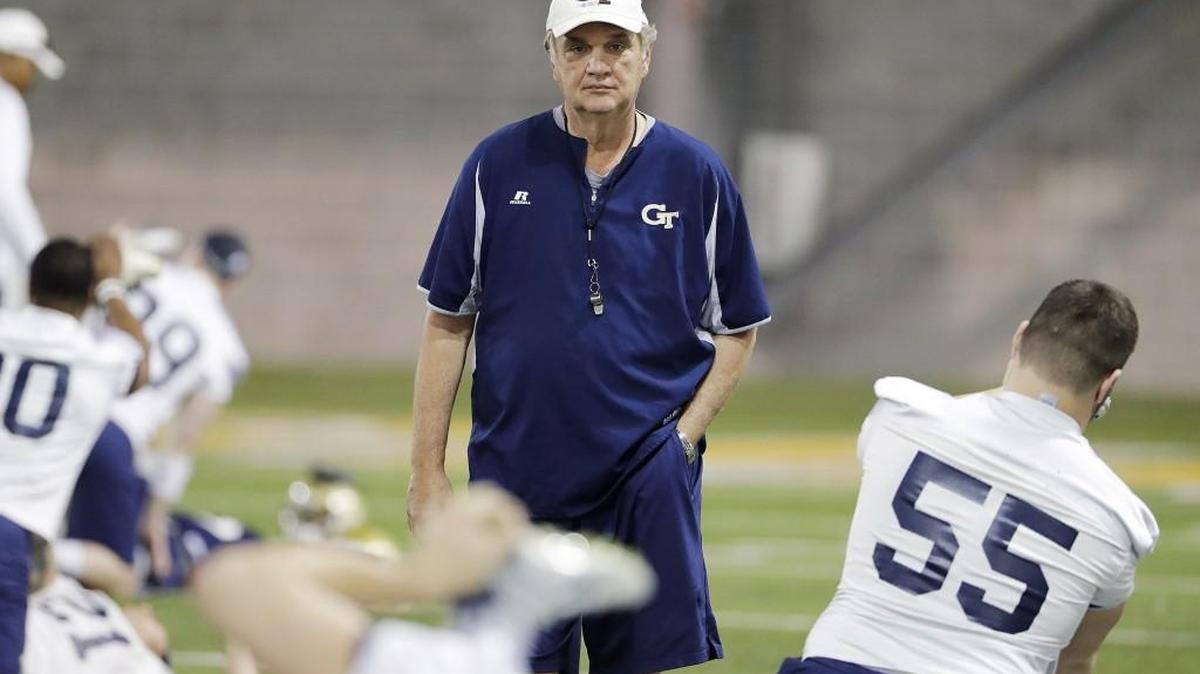 Georgia Tech head coach Paul Johnson is entering his 10th seasson with the Yellow Jackets.