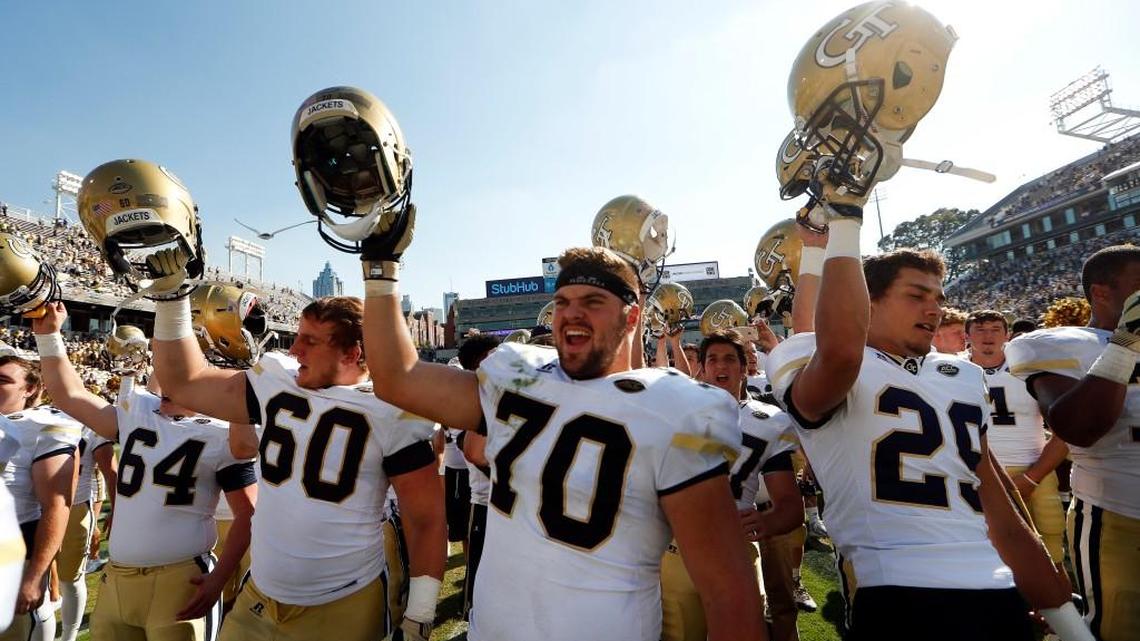 Offensive line trio leads the way for Georgia Tech attack
