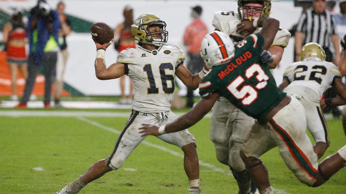 Georgia Tech quarterback TaQuon Marshall (16) and the Yellow Jackets host Wake Forest on Saturday.