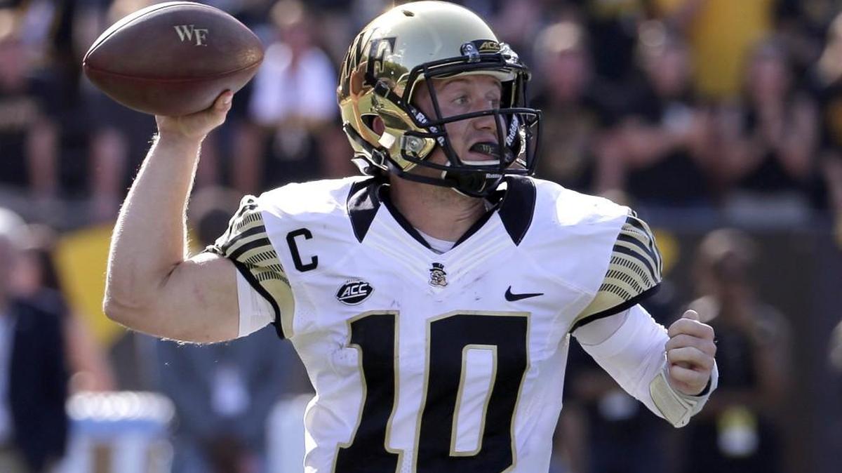 Wake Forest quarterback John Wolford and the Demon Deacons play Saturday at Georgia Tech.