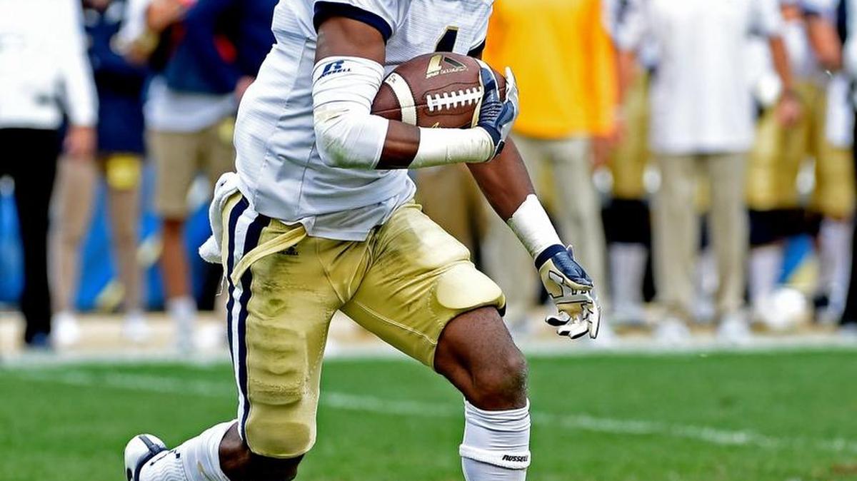 Georgia Tech running back Qua Searcy (1) and the Yellow Jackets host Georgia Southern on Saturday.
