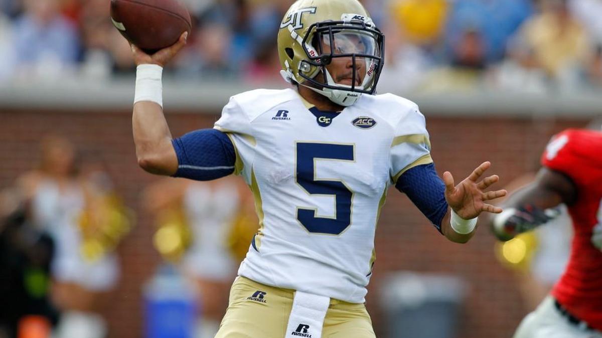 Georgia Tech quarterback Justin Thomas and the Yellow Jackets open their season Saturday against Boston College in Ireland.