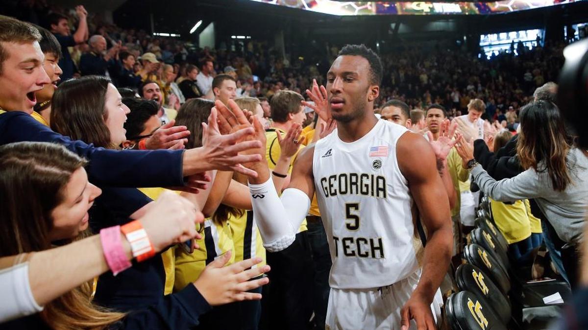 Georgia Tech guard Josh Okogie and the Yellow Jackets host Boston College on Saturday.