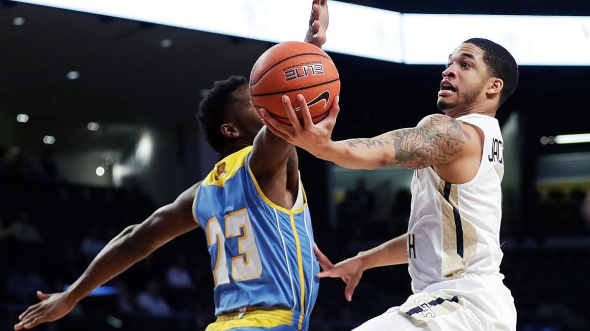 Georgia Tech's Tadric Jackson, right, and the Yellow Jackets host North Carolina A&T on Wednesday.