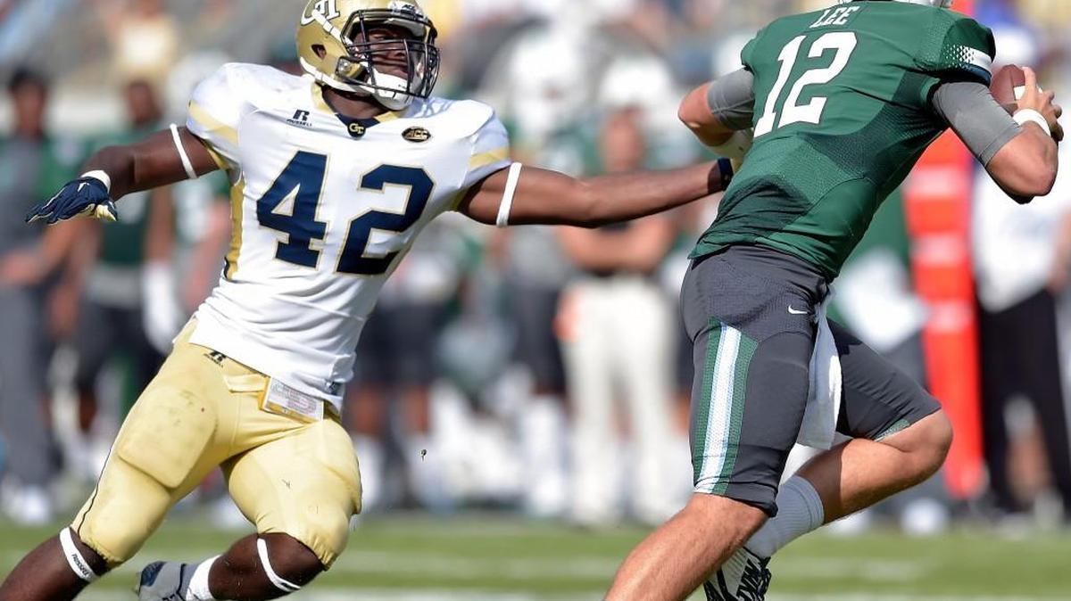 KeShun Freeman (42) and the Georgia Tech Yellow Jackets will play their spring game Friday.