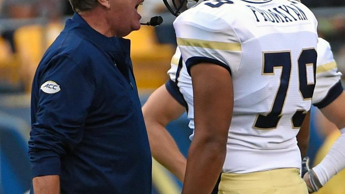 Georgia Tech head coach Paul Johnson faces his former Georgia Southern program for the second time Saturday in Atlanta.
