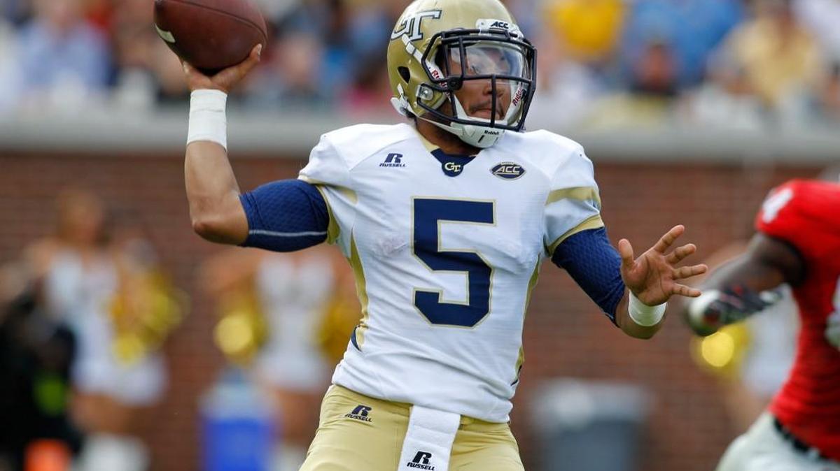 Georgia Tech quarterback Justin Thomas and the Yellow Jackets open their season against Boston College in Ireland.