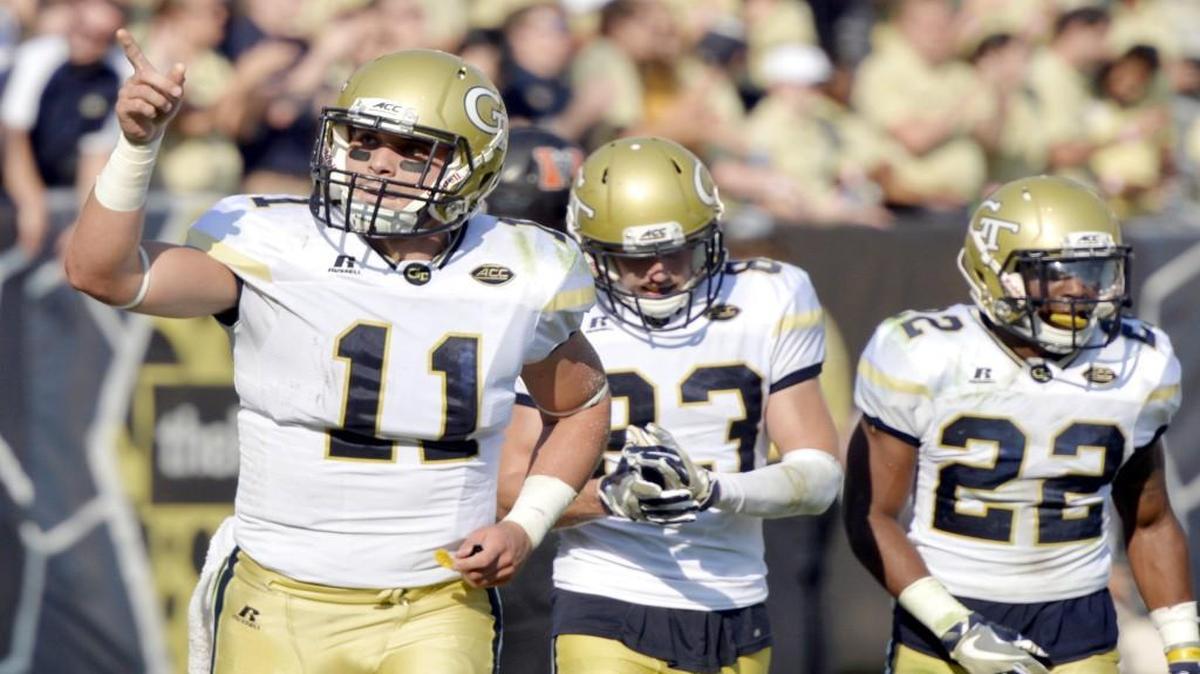 Georgia Tech quarterback Matthew Jordan (11) is one of four players competing for the starting position at spring practice.