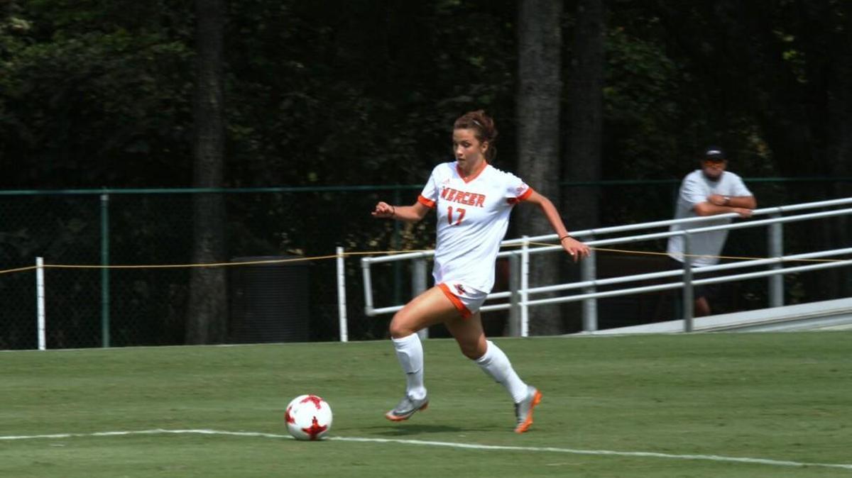 Alexius Hill has scored two goals for the Mercer women’s soccer team.