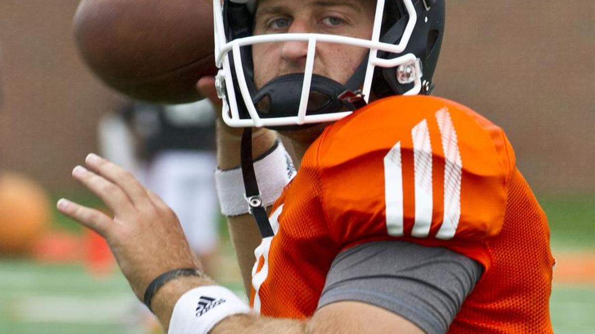 Mercer quarterback John Russ passed to Avery Ward for the game-winning touchdown in Saturday’s 33-30 overtime win at VMI.