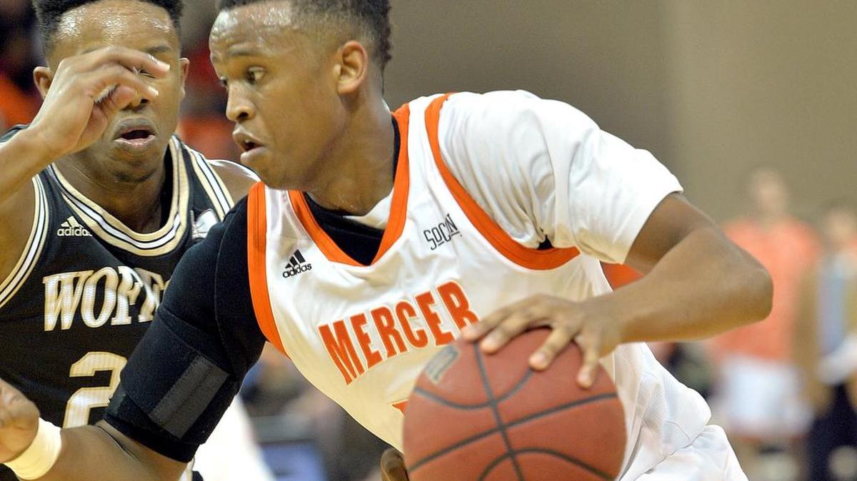 Mercer forward Stephon Jelks (15) had a double-double in leading Mercer to a 68-65 win Wednesday over Samford in Southern Conference action.