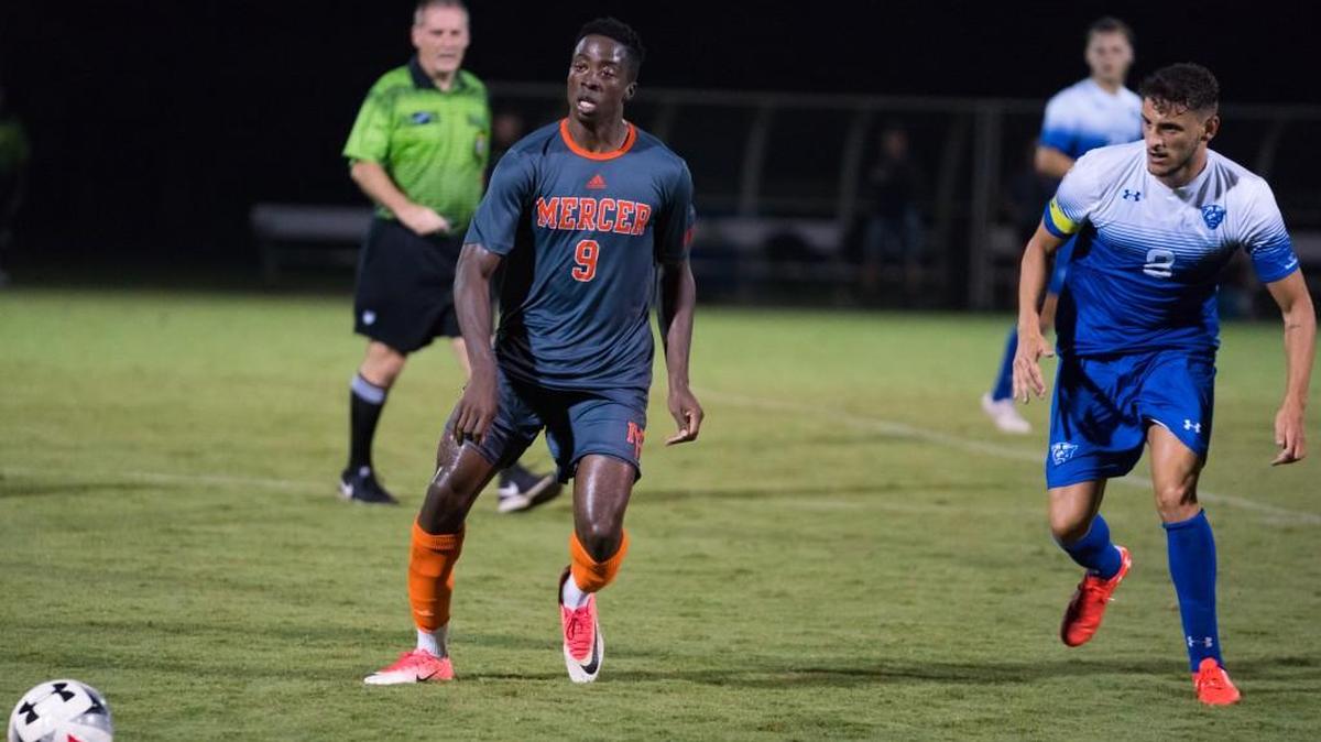 Mercer’s Will Bagrou (9) has scored 31 career goals.